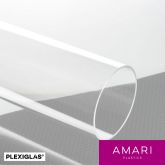 Wholesale POS Clear Cast Acrylic Perspex Tube - 300mm Diameter X 5mm Wall (Various Lengths)